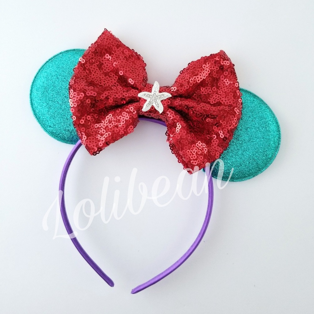 Mermaid Headband, Mermaid Mouse Ears